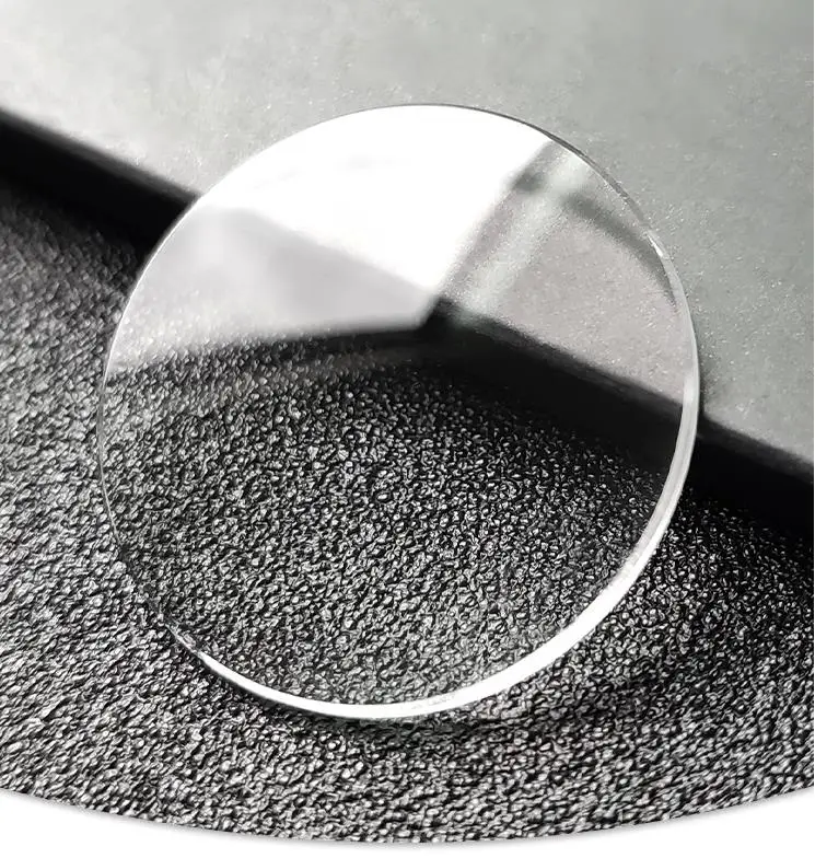 1.2mm Edge Thick Single Domed Watch Crystal 30mm to 39.5mm Clear Magnifying Round Convex Glass W8077