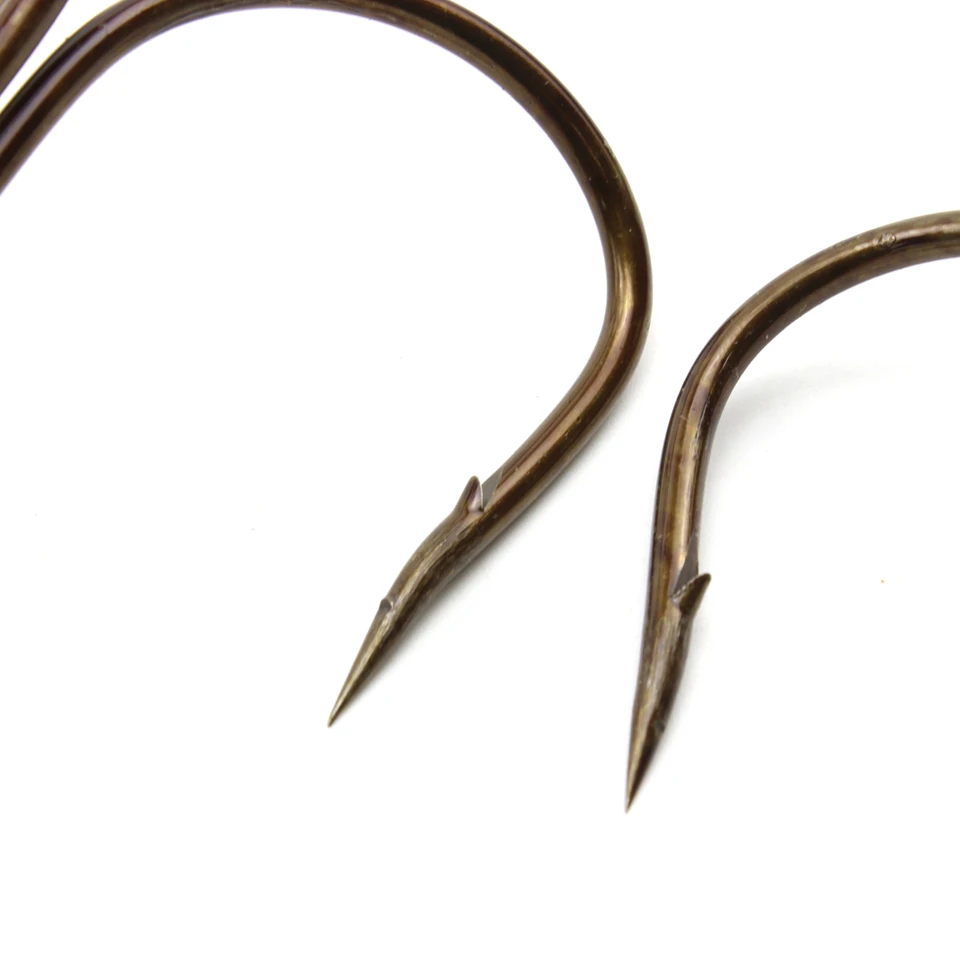 20pc Oversized 12/0 14/0 3 way swivel three anchors treble hook triple hook naked barbed hook pike fishing tackle Umbrella Rigs