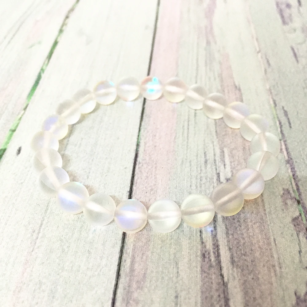 

MG0617 New Design Matte Mermaid Crystal Bead Energy Bracelet Hot Sale Natural Stone Bracelet Yoga Balance Jewelry Wholesale