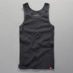 Men Summer Fashion Japan Style High Quality Comfortable Cotton Sleeveless Waistcoat Male Casual Vest Suitable For Sport Running