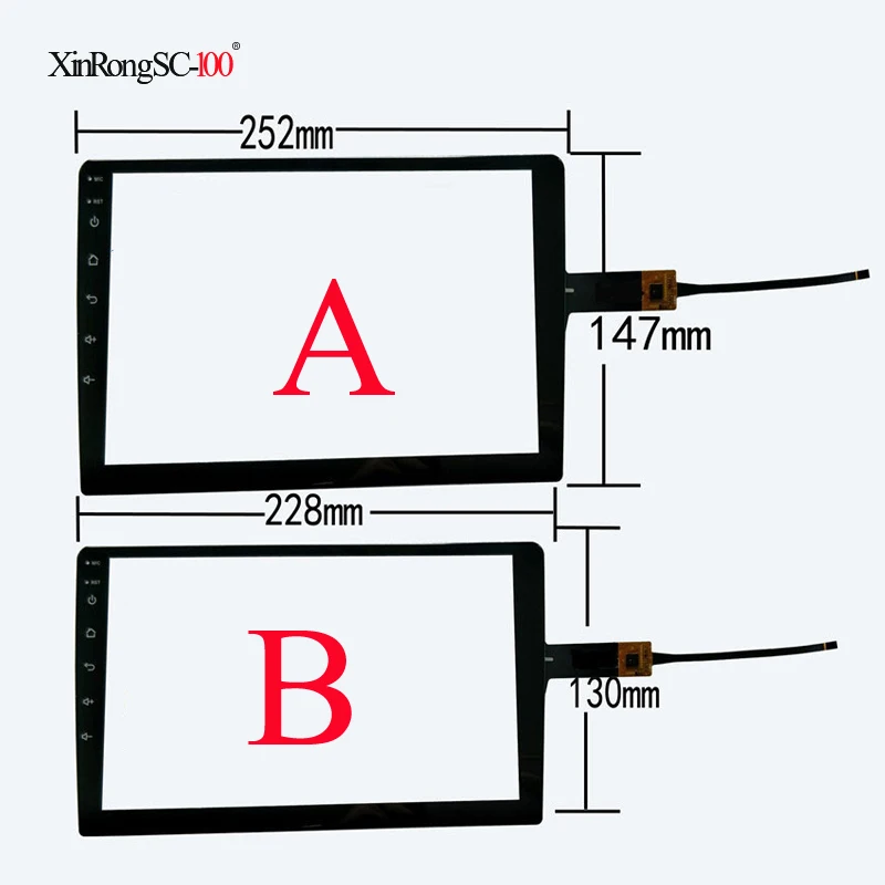 

9 10 10.1 10.2 inch 2.5D Touch Screen panel Digitizer navigation outside handwriting control Podofo 2 din Android DVD Car GPS