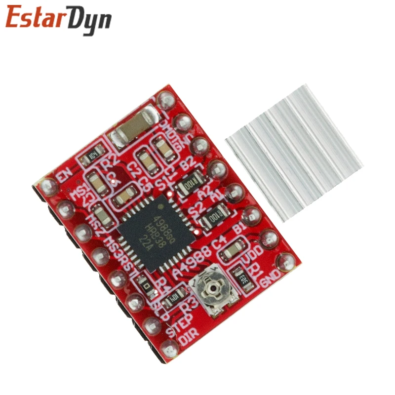 3D Printer Parts A4988 DRV8825 Stepper Motor Driver With Heat sink For SKR V1.3 1.4 GTR V1.0 RAMPS 1.4 1.6 MKS GEN V1.4 board