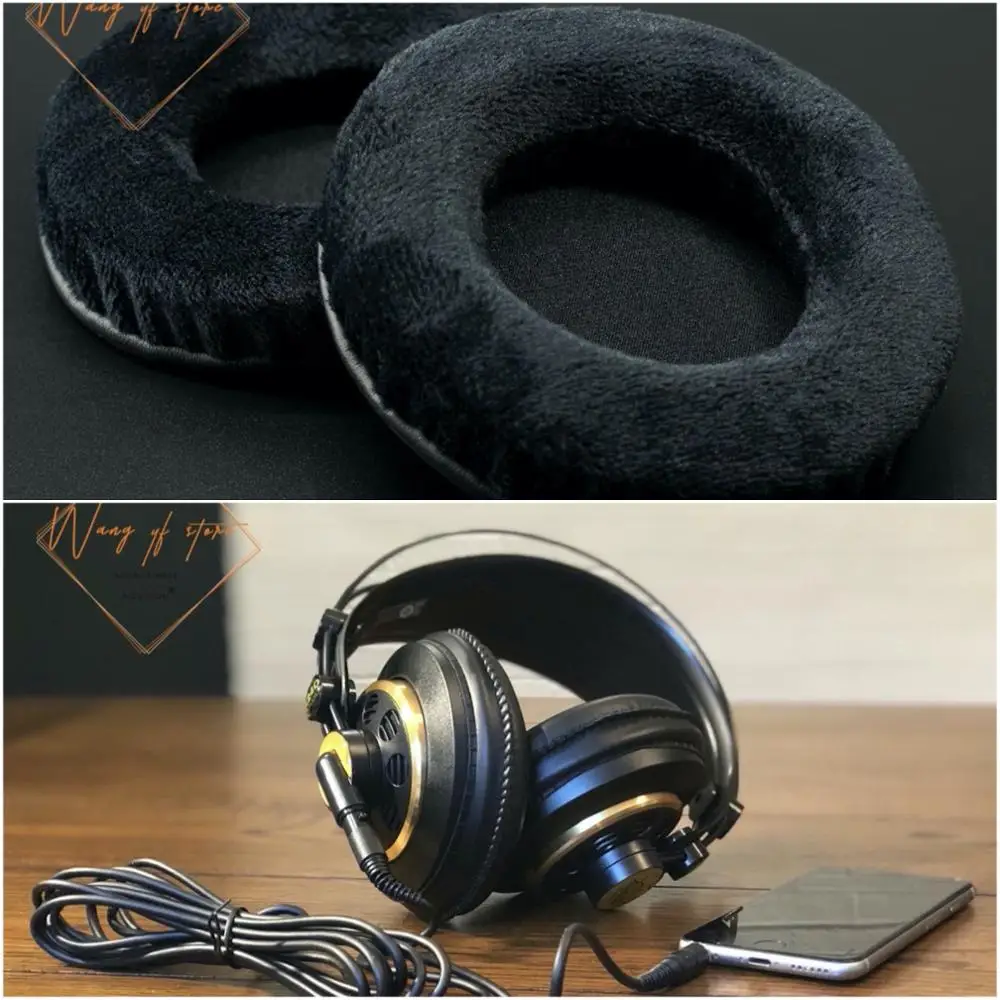 Thick Velour Velvet Ear Pads Cushion For AKG K240 K240S K240 Studio K240 MKII Headphones Perfect Quality, Not Cheap Version