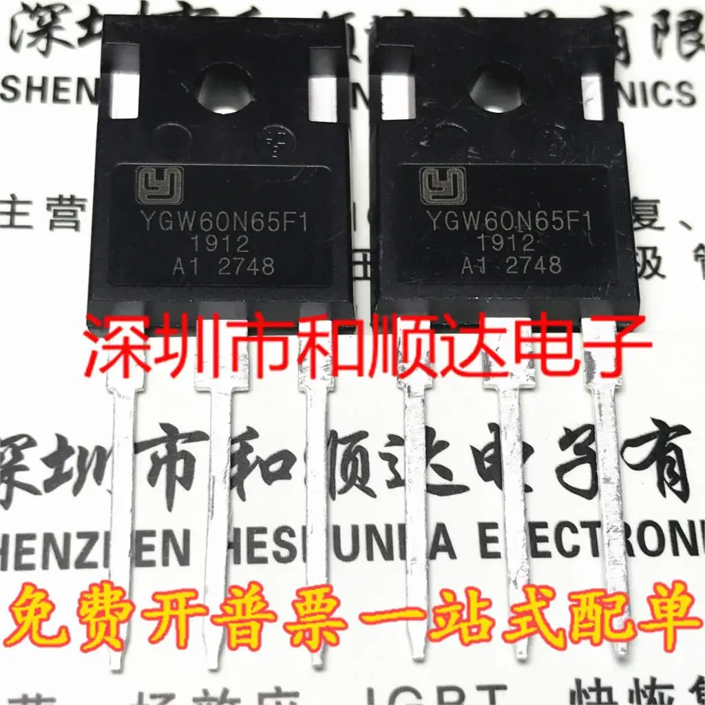 10PCS   YGW60N65F1 IGBT 650V/60A FGH60N60SMD