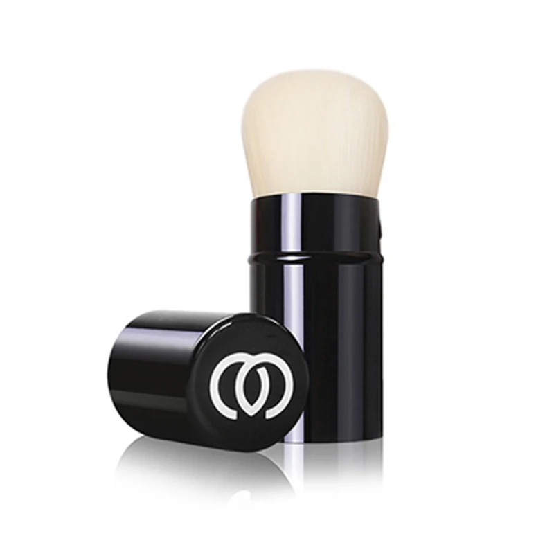 MyDestiny Retractable Multifunctional Makeup Brush For Blush& Powder Makeup Brush Portable With Lid