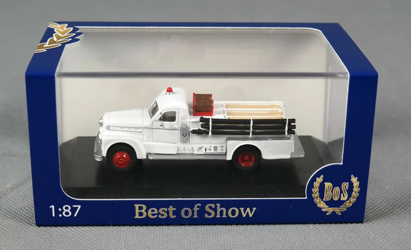 NEW BOOSS 1/87 SeagRrave 750 Fire Vehicle Resin Fire Truck HO Scale miniature model for collection by Best of Show