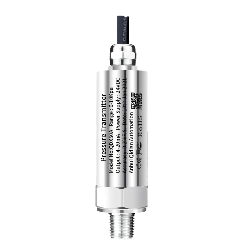 Trasmettitore di pressione impermeabile 4-20mA 0-10v trasduttore di uscita rs485 acqua aria olio