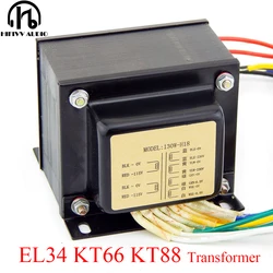 130W E Core Power Transformer EL34 KT88 Kt66 PCB Tube vacuum AMP Audio Amplifier PCB adapter Supply PSU Output Voltage 230V 6.5V