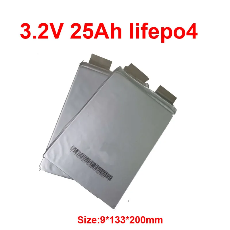 3.2V 25Ah 25A lifepo4 lithium battery cell lipo for diy 12V 24v 36V 48V 60V 72V 50ah pack solar system motorhome wheelchair boat