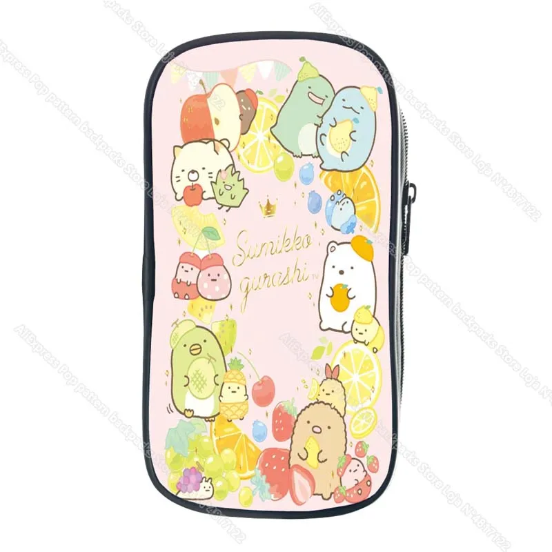 Children Sumikko Gurashi Pencil Box Boys Girls Kids Cartoon Anime Pencil Case Students Zipper Stationery Bags School Supplies