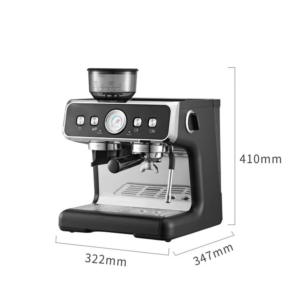 Itop 20Bar Koffie Machine Pid-regeling 3 In 1 Espresso Slijpen Maker Automatische Warm Water Stoom Druk Display 220V melk Voormalige