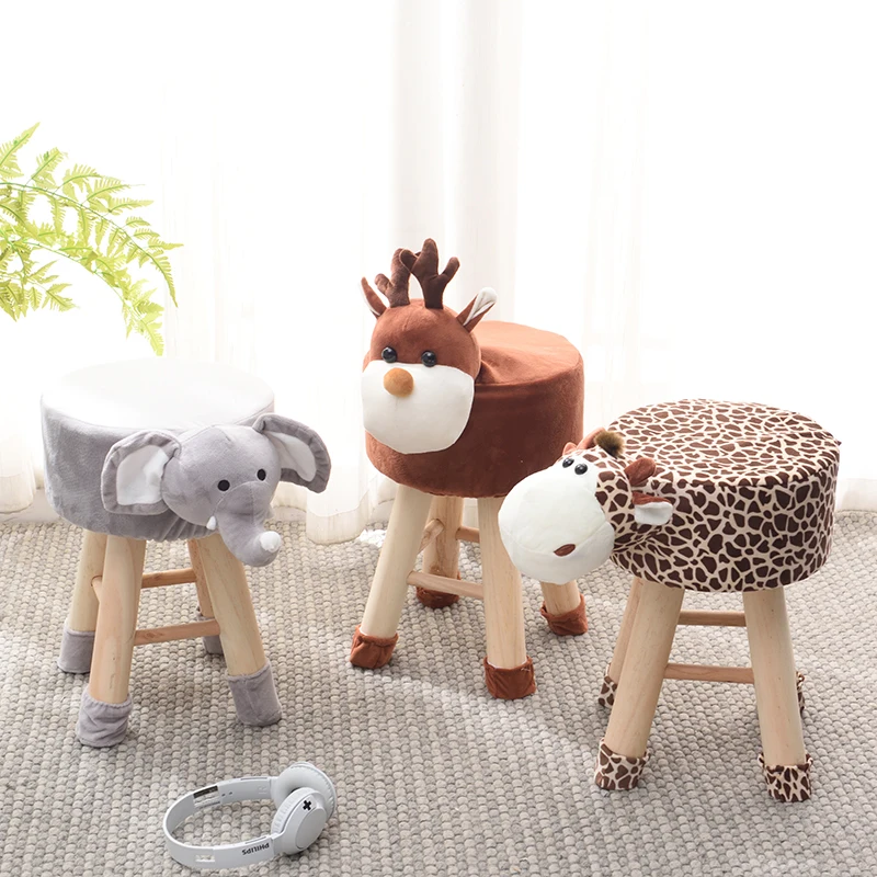 Động Vật Giày Phân Nhà Bé Tập Ngồi Ghế Sofa Hoạt Hình Dễ Thương Phân Trẻ Sáng Tạo Nhỏ Băng Ghế Ghế Thấp