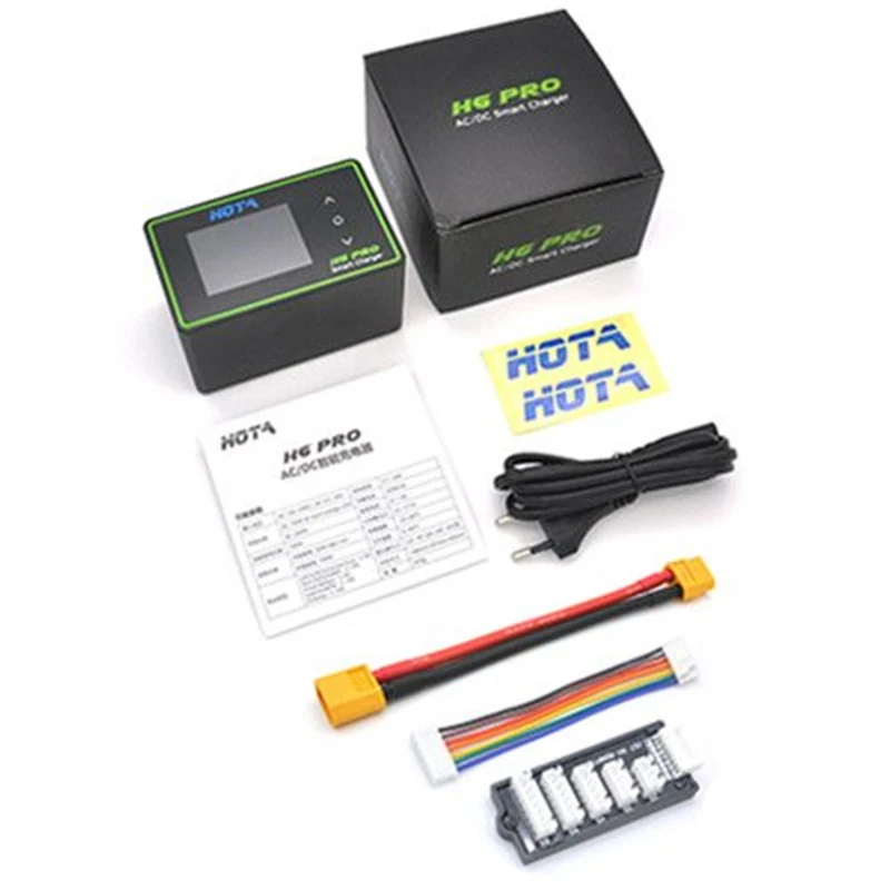 

Free shipping HOTA H6 Pro AC200W / DC700W 26A Smart Balanced High Power RC Charger