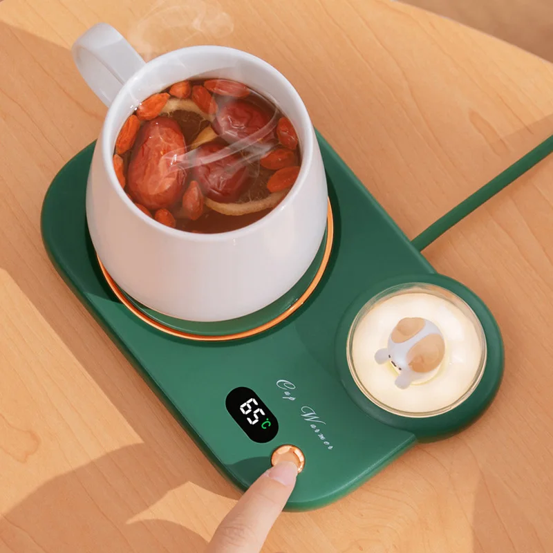 20W scalda tazza calore bevanda tazza Mat mantenere la bevanda calda riscaldatore 3 ingranaggi riscaldamento sottobicchiere Pad per caffè latte tè 220V