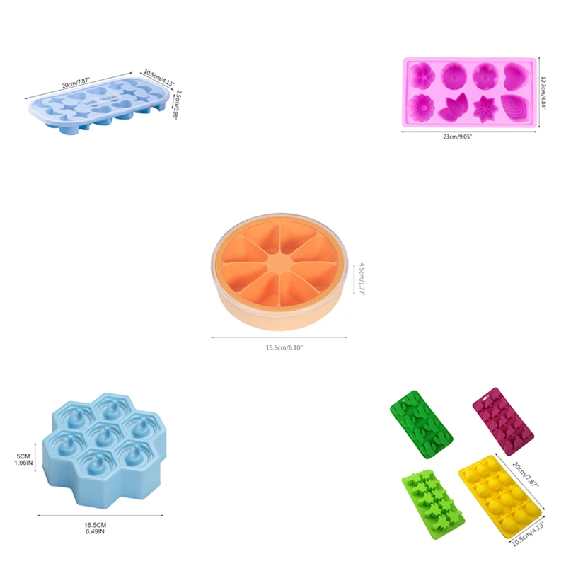 Ice Cube Tray mit Deckel 37 Grids Honeycomb Mini Eismaschine Cube Umweltfreundliche Hohlraum Silikon Tablett Form Dropshipping