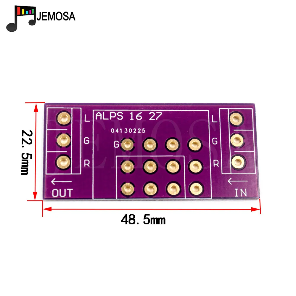 10 قطعة مزدوجة الجانبين FR4 لوحة دارات مطبوعة محول لوحة دوائر كهربائية ل ALPS RK16 RK27 حجم الجهد Hifi مضخم الصوت لتقوم بها بنفسك