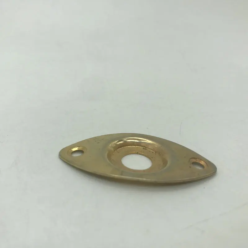 korea made GOLDEN color Electric guitar and bass guitar Jack plate ,input plate ,stock items