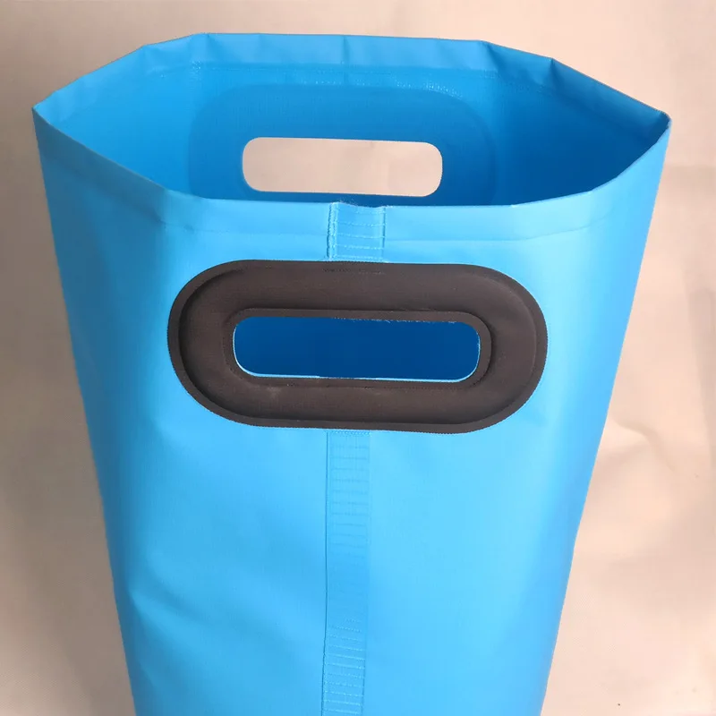 Bolsa de agua portátil de PVC de 15L para exteriores, cubo de pesca, senderismo al aire libre, Camping, pesca, lavado, bolsa de agua impermeable