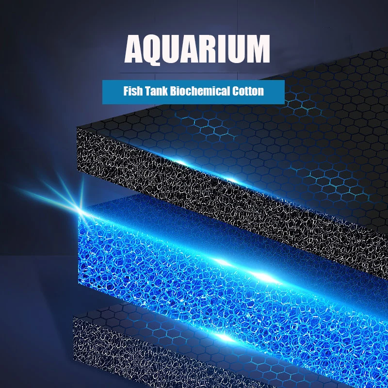 New Aquarium Complex Sponge Biochemical Cotton Fish Tank Filter Foam Pad Filtration Cotton Pond Filter Accessories