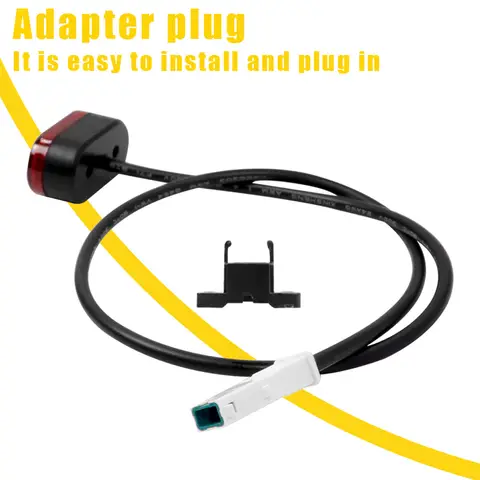 नाइनबोट मैक्स G30 इलेक्ट्रिक स्कूटर के लिए रियर फेंडर टेल लाइट, वाटरप्रूफ सिग्नल लाइसेंस प्लेट ब्रेक लाइट एक्सेसरीज़ 10 best sales जी30 मैक्स - №2