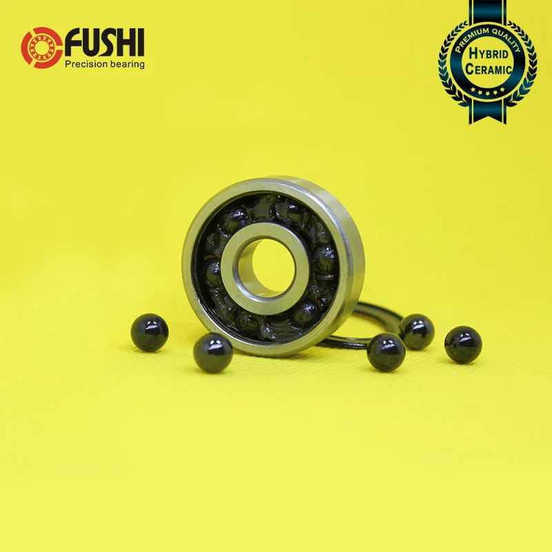 6301 Hybrid Ceramic Bearing 12*37*12 mm ABEC-1 1PC Industry Motor Spindle 6301HC Hybrids Si3N4 Ball Bearings 3NC 6301RS