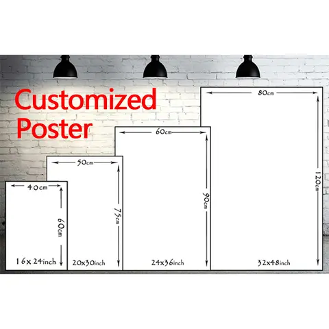 Custom Canvas Painting Wall Art Poster High Quality Fabric Cloth Print for Home Decor Any Size Customized Picture
