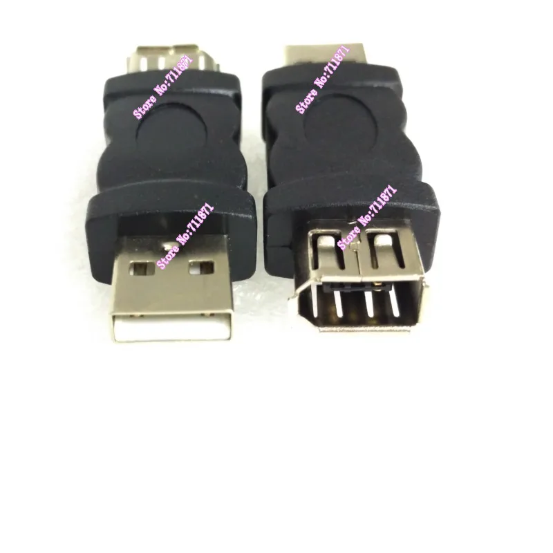 USB2.0 to 1394 Adapter Connector USB Male 6Pin 1394 Female Connector Usb2.0 Male 6P Firewire IEEE 1394 Male Adapter Usb2.0 1394