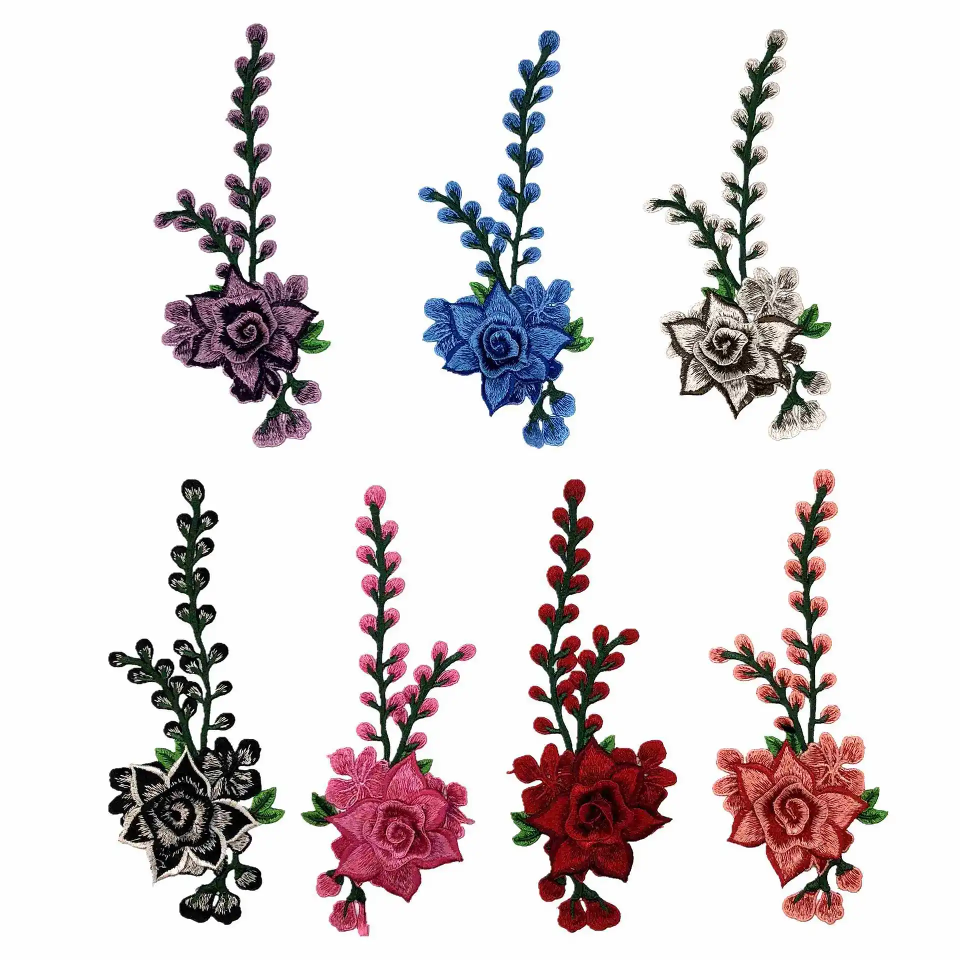 

Thick and dense hollow patch stickers DIY patch water-soluble embroidery collar flower cheongsam sewing clothing accessories