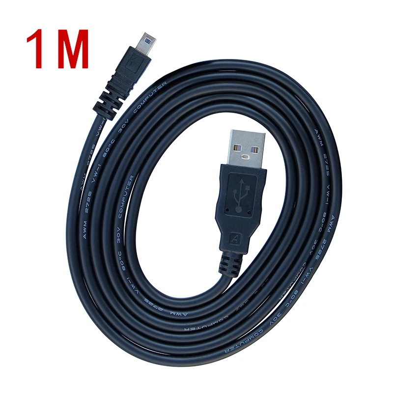 UC-E6 Digital Camera USB Data Cable Mini 8 Pin Data Cable for Nikon CoolPix Fuji Panasonic Olympus Sony 1M 1.5M