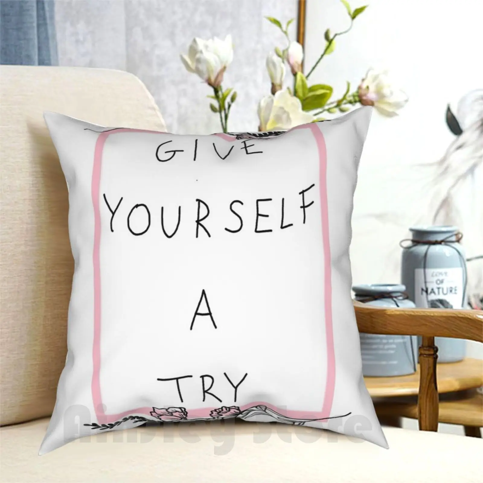 Give Yourself A Try ( 1975 ) Pillow Case Printed Home Soft Throw Pillow 1975 The 1975 Indie Music Indie Music The 1975