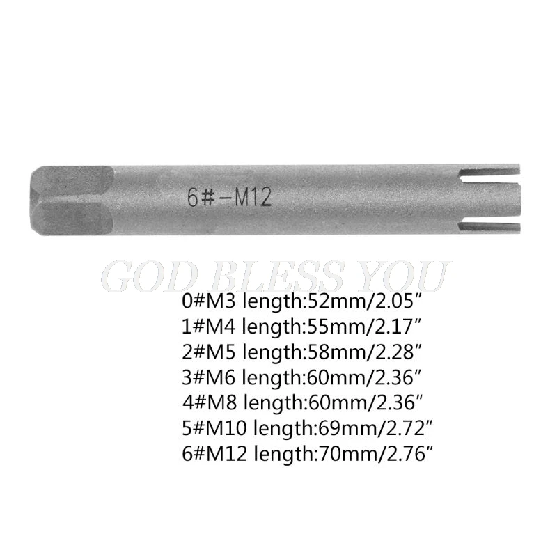 Broken Tap Extractor Guide Easy Out Wire Screw Remover Tools Drill Bit With 3/4 Claw Metric M3-M12 Drop Shipping