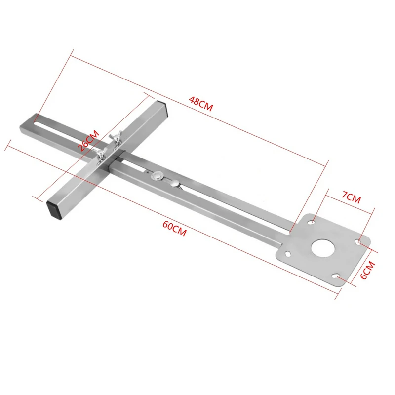 Outil de planche à découper pour machine à tailler, guide de bord, positionnement, ouvre-trou, travail de calcul, fraisage circulaire, rainure, bois