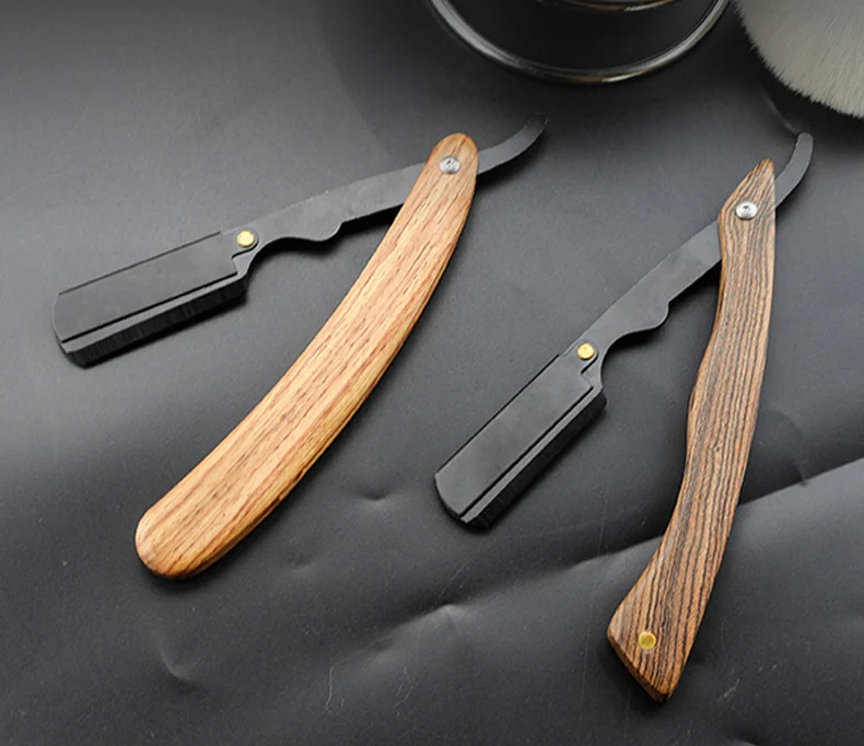 Profesjonalna, prosta, składana golarka ze stali nierdzewnej do strzyżenia włosów, ergonomicznie zaprojektowana w celu zapewnienia gładkiego golenia