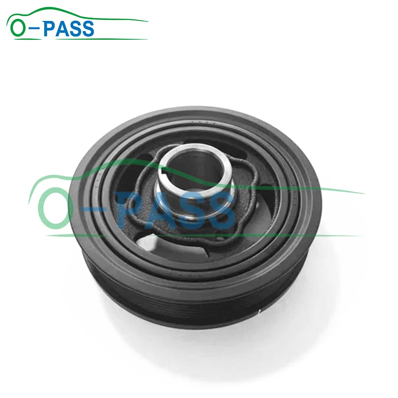 OPASS 2GR 3.5L Crankshaft Pulley For TOYOTA Highlander Mark X Camry Crown Estima Harrier Avalon VENZA Vanguard Blade 13470-31030