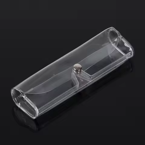 Transparent Glasses Case Portable Waterproof Sunglasses Box Women Men Eyeglasses Storage Pouch Unisex Eyewear Accessories