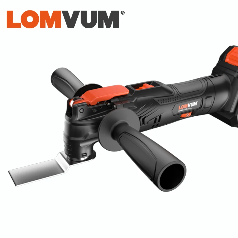 LOMVUM 20V Electric Saw Cordless Oscillating Multi Function Tool Trimmer Renovator  Woodworking Home Power Tools Cutter