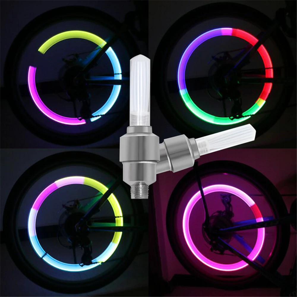 Bike Wheel Lights Ultra Bright Waterproof Neon Bicycle Spoke Lights Safety Warning Cycling Light For Kids Adults Night Riding