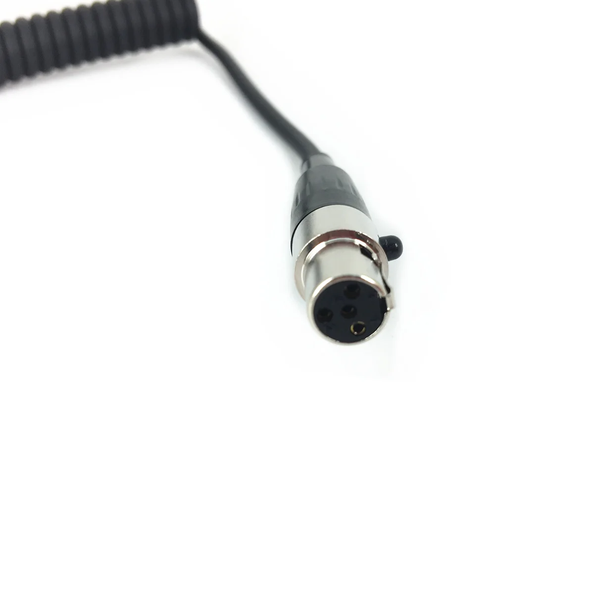 Maschio D-Tap a femmina 4 Pin Pole Mini XLR cavo a spirale a molla connettore microfono Audio per V-Mount Battery Plate Speaker Mic
