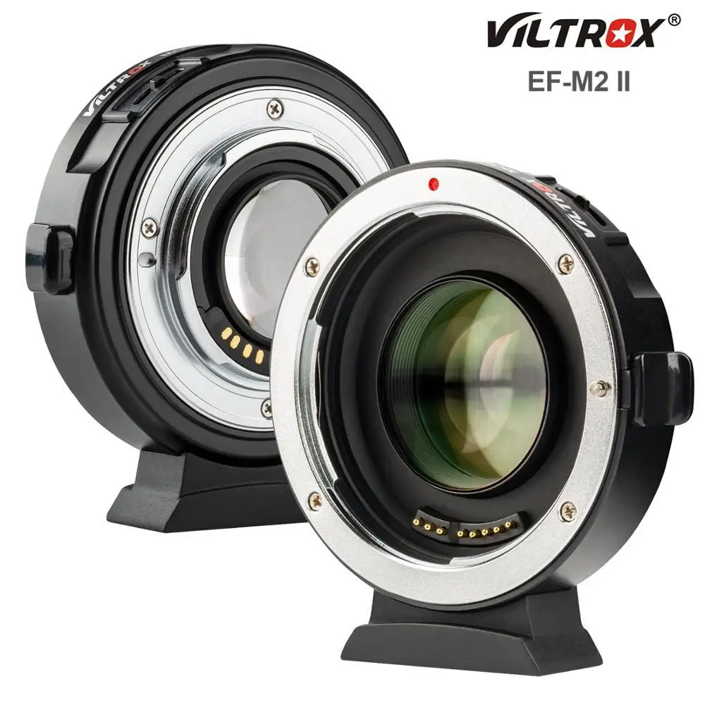 VILTROX EF-M2II Canon EF Lens to Micro M4/3 Camera 0.71x Speed Booster Adapter Autofocus 0.71X for Panasonic GH5 Olympus BMPCC