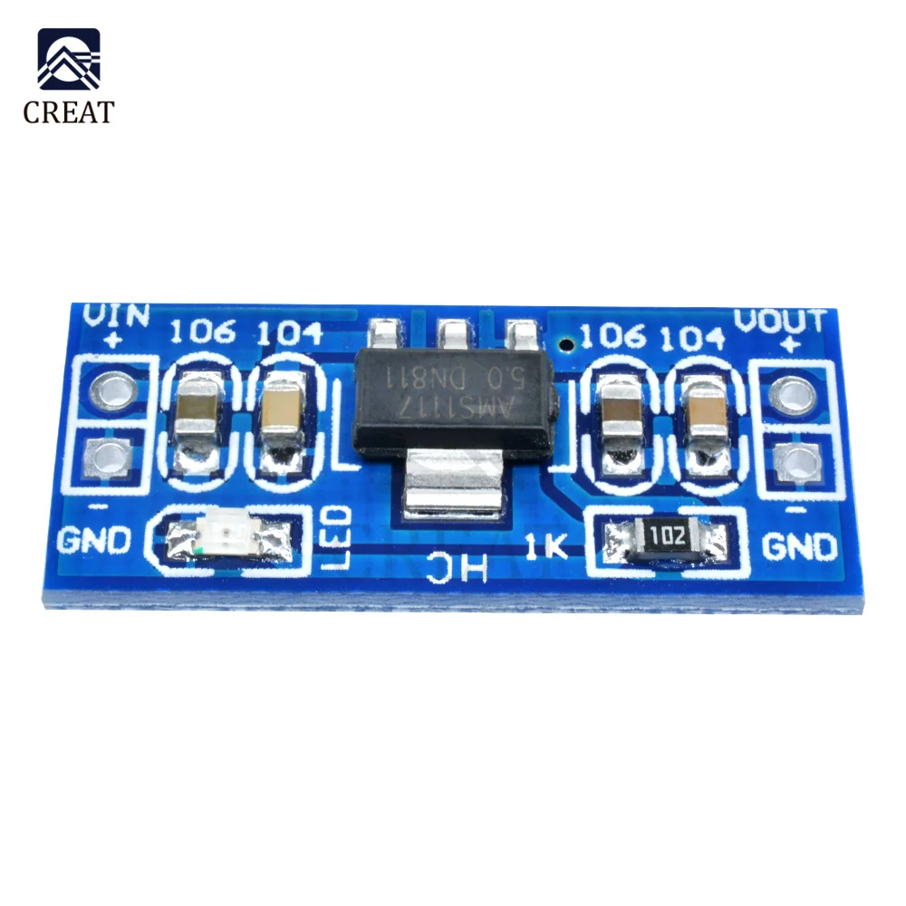Понижающий преобразователь питания, DC 6,0-12 В в 5 В