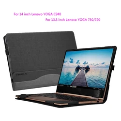 Laptop Case For Lenovo YOGA C940 14 Inch 13.9 Yoga C930 7 Pro Split Portable PU Leather Protective Cover Gift