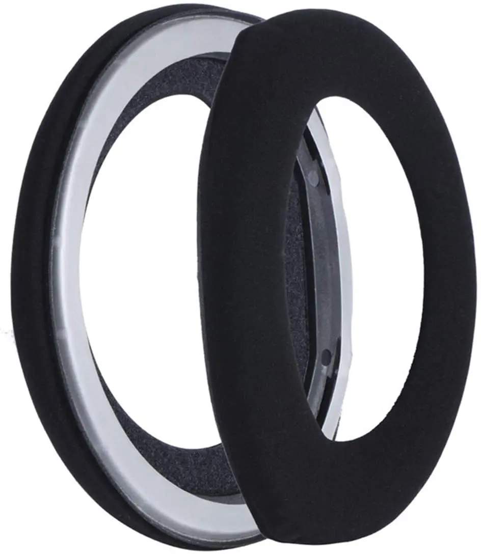 وسادات الأذن لسماعات الرأس Sennheiser HD800 HD800s فوق الأذن تغطي جلد البروتين البلوري مع جزء بلاستيكي من النموذج الأسود