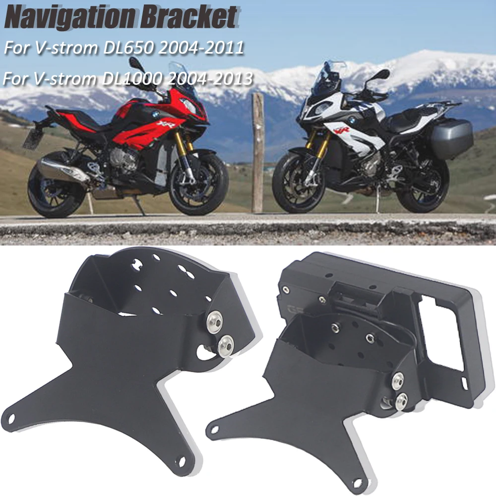 

NEW Motorcycle For SUZUKI V-strom 650 DL 650 Vstrom Bracket Mount Smartphone GPS Holder Navigation Bracket 2004-2011 2010 2009