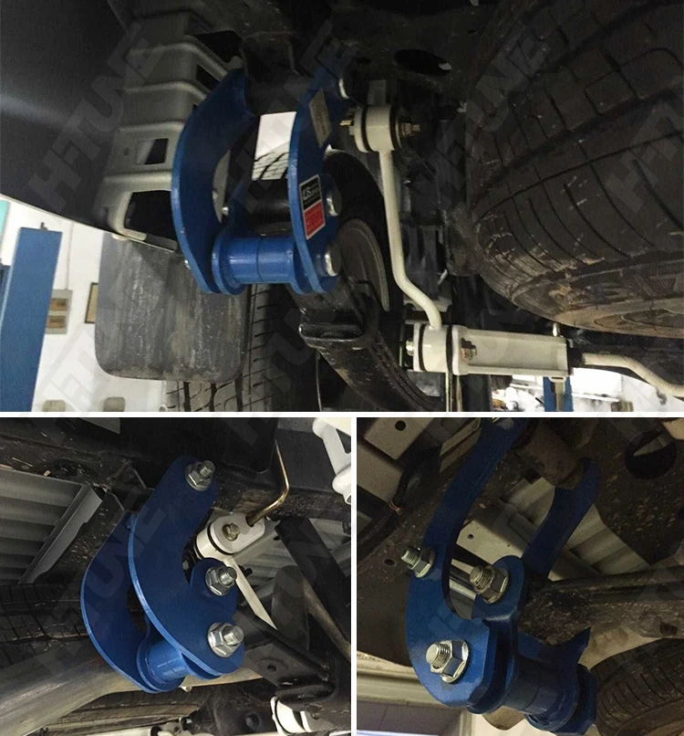 Kits de elevación de grilletes dobles cómodos traseros con resorte de suspensión 4x4 para Hilux Vigo 2005-2014