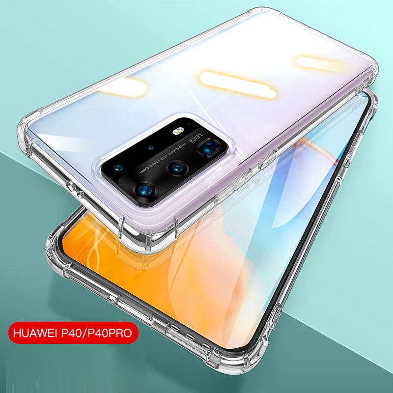 

Clear Silicone Phone Case for Huawei P40 Lite E 5G P30 P20 Pro Y9S Y9A Y8S Y8P Y7P Y6P Y5P Honor 10X 9X 9A P Smart z 2021 Cover