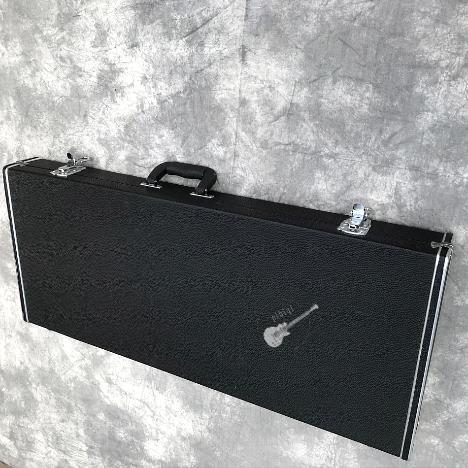 Made in China, black cuboid guitar case, headless exclusive guitar case, best choice for transportation, color customizable.