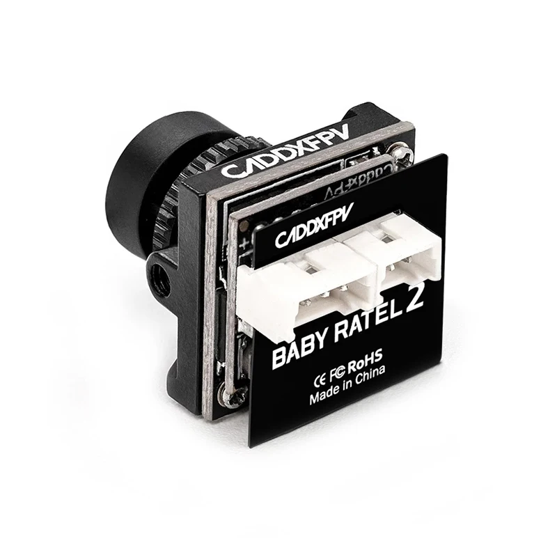 Caddx Ratel 2 Baby Ratel 2 1200TVL FPV Camera 1 / 1.8 \'\'inch Starlight 165 FOV NTSC / PAL 16: 9 / 4: 3 Switchable  for FPV Drone