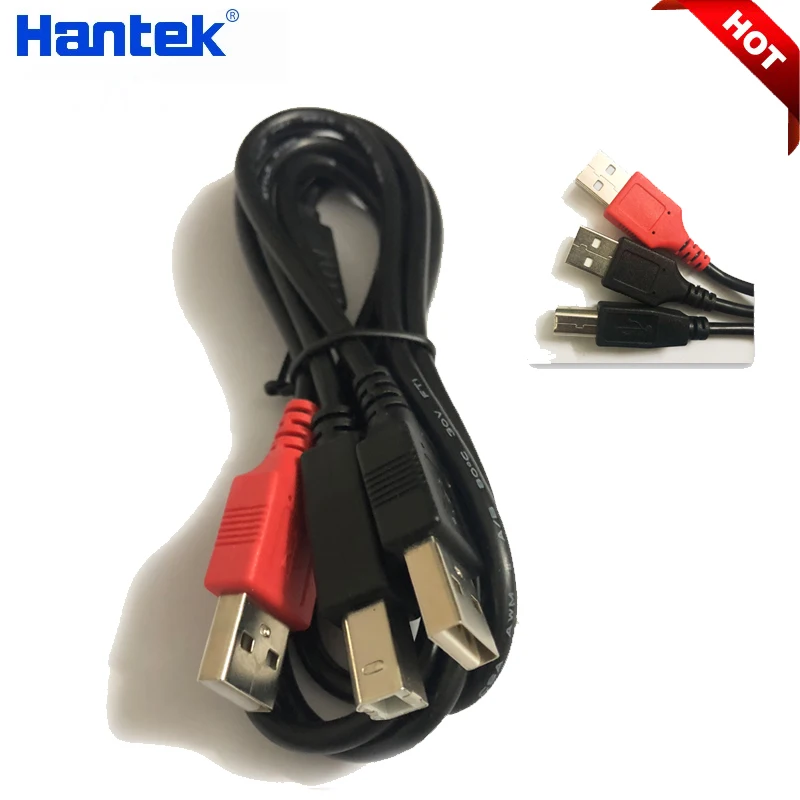 6022BE 6022BL USB Data Cable Hantak 1008C 6074BE Various Oscilloscope Data Cable 3 Plugs 2D72 2D82 6254BD DSO5202P 6074BC 6254BC