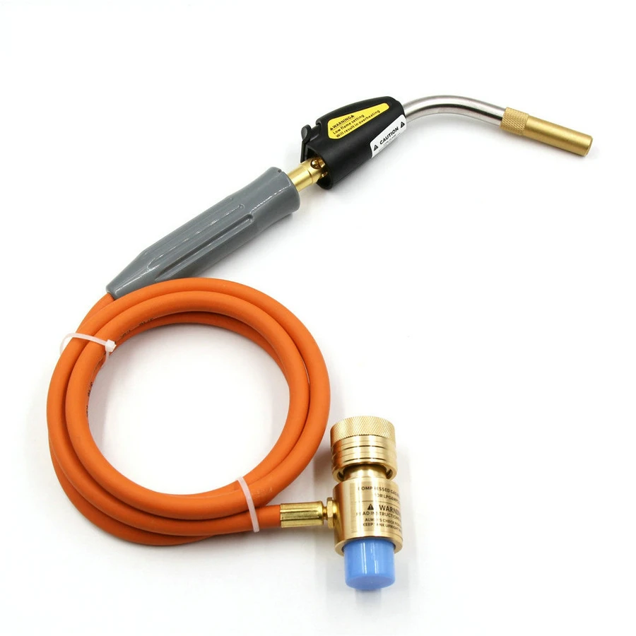 

Mapp Gas Self Ignition Plumbing Turbo Torch With Hose Solder Propane Welding