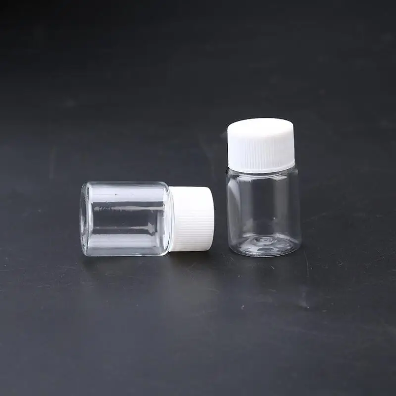 (500pcs/lot) 15ml/15g Transparent PET Bottle,Pill Bottle, Packing Bottle, Plastic Bottle with aluminium foil pad LX9314